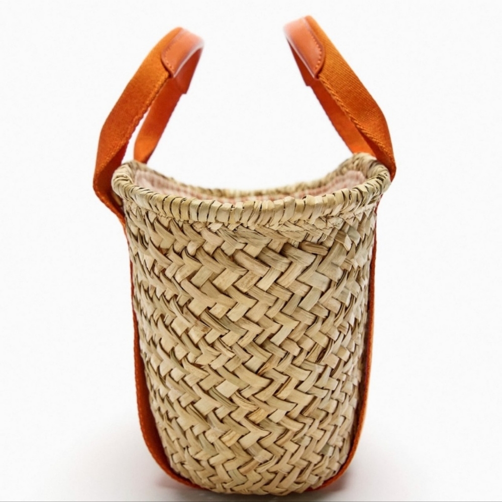 Zara Limited Edition Rafia Basket Bag - Picture 9 of 9